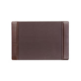 Chocolate Brown Leather Desk Pad, 25.5 x 17.25
